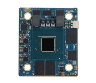 Top view of Agilex 5 System on Module