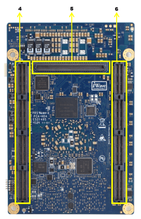 Agilex 7 R24C SoM_Pin Bottom View