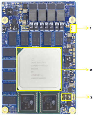 Agilex 7 R24C SoM_Pin Top View