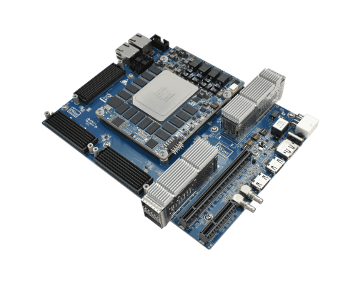 Agilex7 Dev Kit Side view image