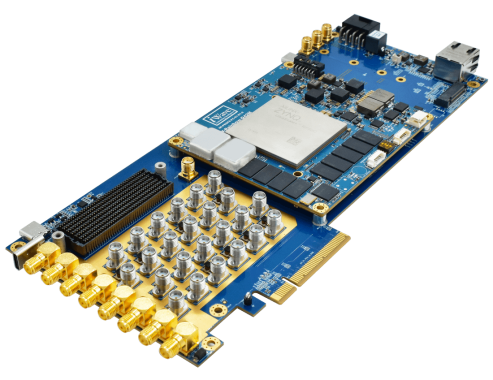 PCIe Card Zynq UltraScale+ RFSoC- Side View