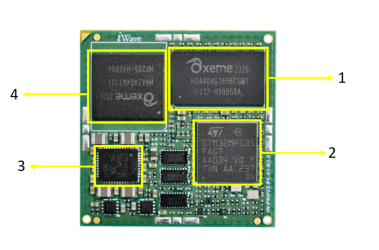 STM32MP135_OSM_SoM_Top view