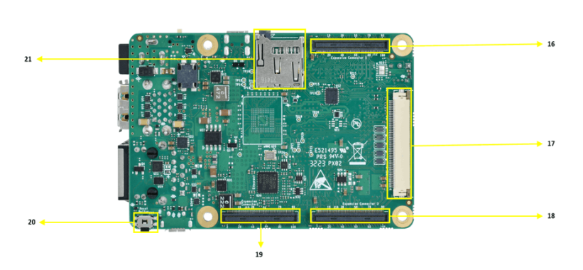 TI AM62Ax based SOM Bottom– view