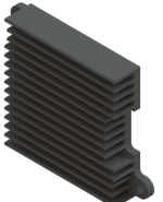 Top view of heat sink for i.MX 8M plus