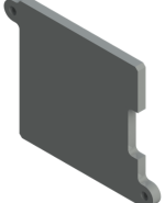 Top view of heat sink spreader for i.MX 8M plus
