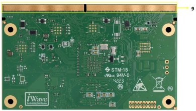 i.MX 93 and i.Mx 91 SMARC SoM- Bottom View